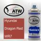 Preview: Hyundai, Dragon Red, WR7: 400ml Sprühdose, von ATW Autoteile West.